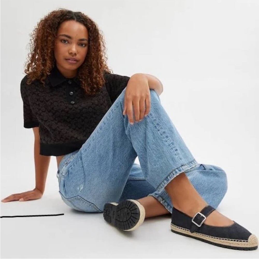 New- Coach Courtney Canvas Espadrille Size 7.5US